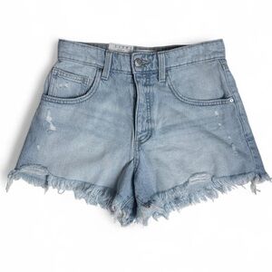 Cotton:On Original Cut Off Denim Jean Shorts Sz 4 Festival Fray Distress